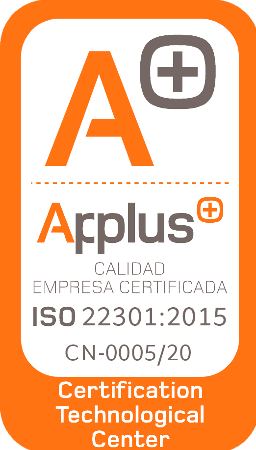 Aeioros Certificación ISO 22301